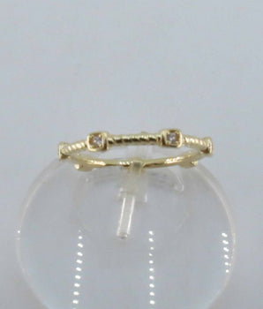 Anel Aparador Pontos de Luz banhado a Ouro 18K