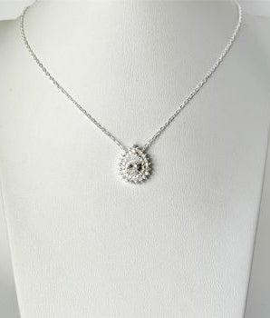 Colar Gota Luxo Prata 925