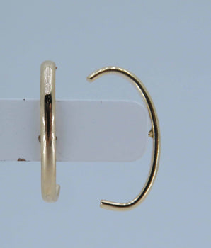 Brinco Ear Hook Banhado a Ouro 18K