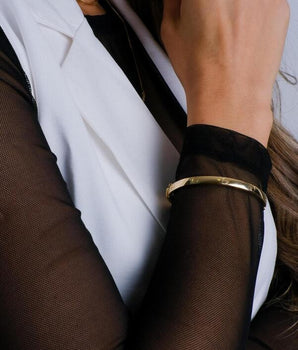 Bracelete inspired love banhado a ouro 18k