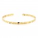 Choker Naomi texturizada 6mm banhado a ouro 18k