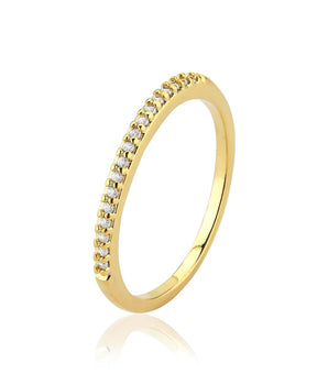 Anel Aparador filete cravejado