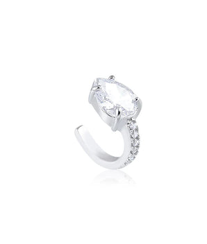 PIERCING FAKE LUXURY BANHADO A OURO BRANCO