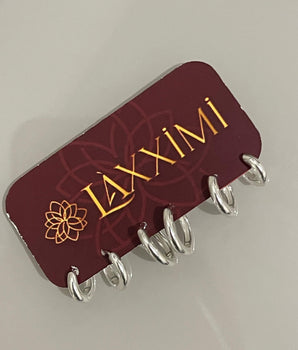 KIT DE ARGOLINHA P/M/G PRATA 925