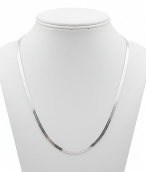 Choker Fita Brunna Prata 925