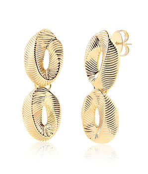 BRINCO DUPLO BÚZIO FRISADO