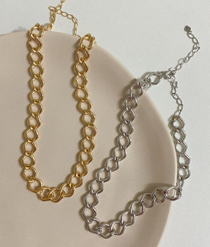 COLAR CHOKER CORRENTARIA ELO LOSANGO.