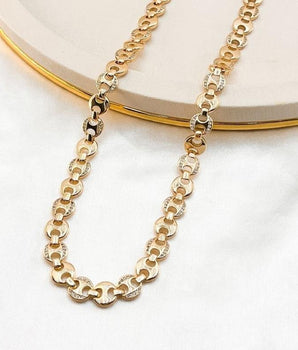 GARGANTILHA COM ZIRCÔNIAS.