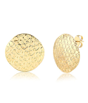 BRINCO BOTÃO TEXTURIZADO