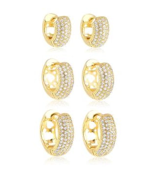 KIT DE ARGOLINHAS CRAVEJADAS 10/12/14 MM