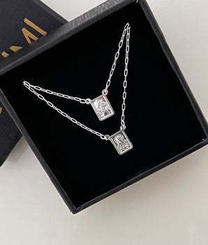 Escapulário Fé e Proteção Prata 925