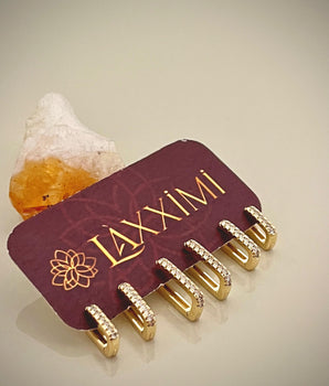 KIT DE ARGOLINHAS CRAVEJADAS RETANGULARES